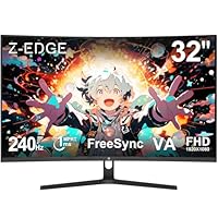 Amazon.co.jp: Z Z-Edge(ゼロエッジ) ゲーミングモニター 曲面 32型